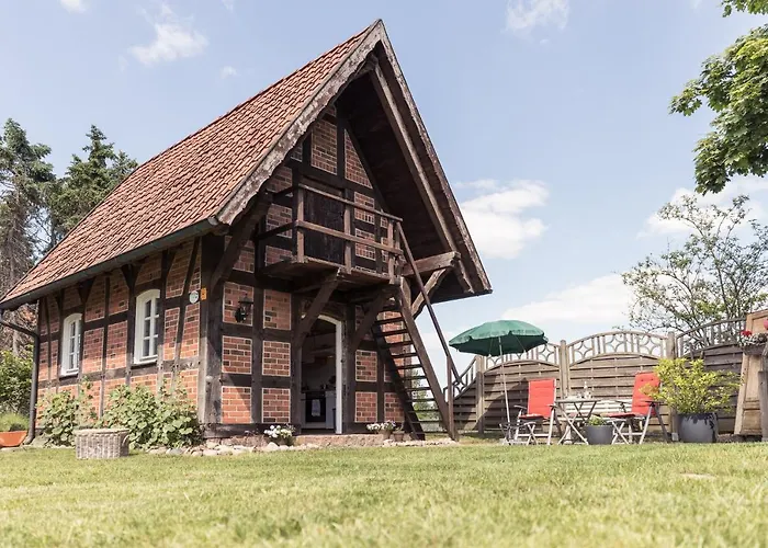 Fachwerk-Treppenspeicher, Ruhe auf dem Land, Haustiere willkommen, Leihfahrräder